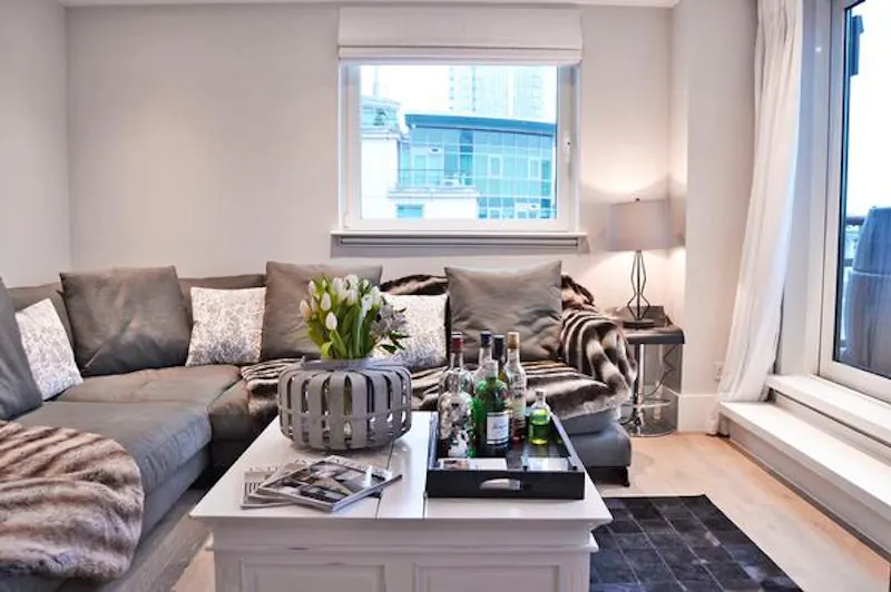 Living Room at Vauxhall riverside apartment , K176 (photo 12)