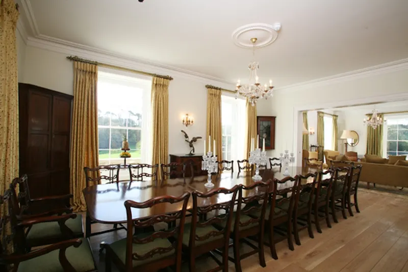 Dining room at Portholland castle & country house, G271 (photo 33)