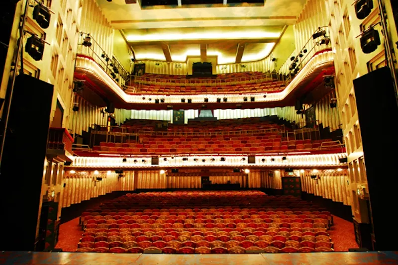Stage at Art Deco theatre on the Strand, P574 (photo 9)