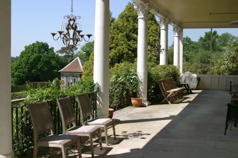 Balcony at Extensive Heathfield estate, A1198 (photo 14)