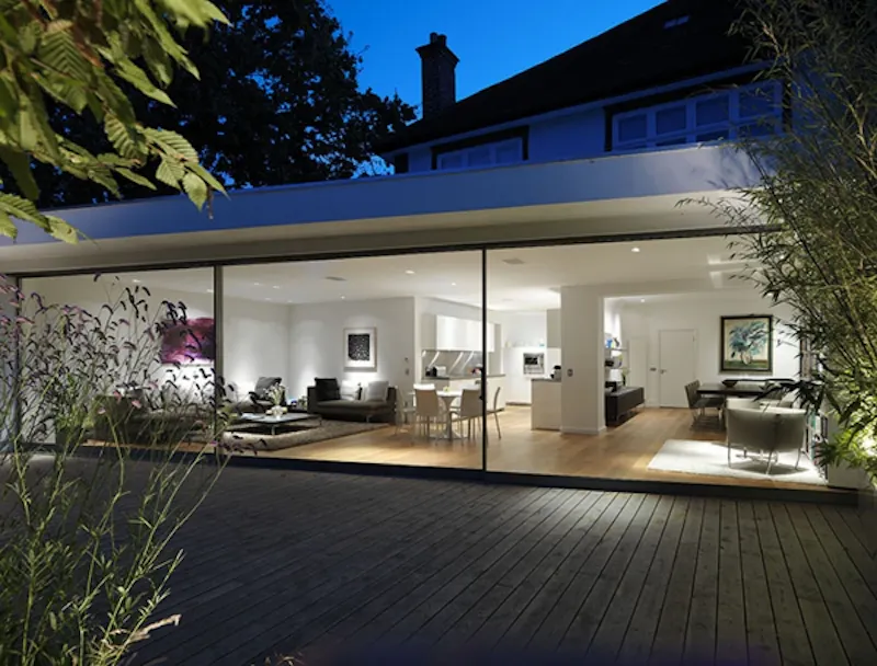 Glass at Spectacular Finchley house, D1992 (photo 14)
