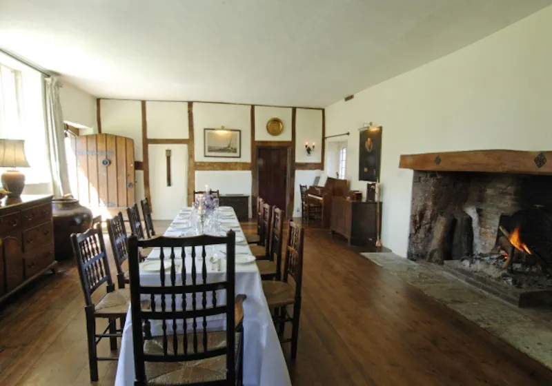 Dining room at Film location H111 in Wiltshire (photo 7)