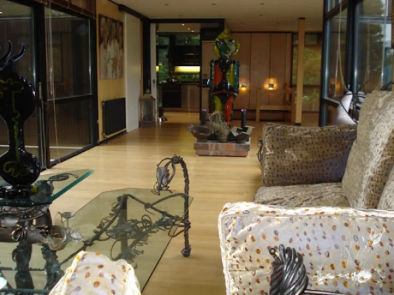 Floor - wooden at Dark, exotic Claygate house, K316 (photo 34)