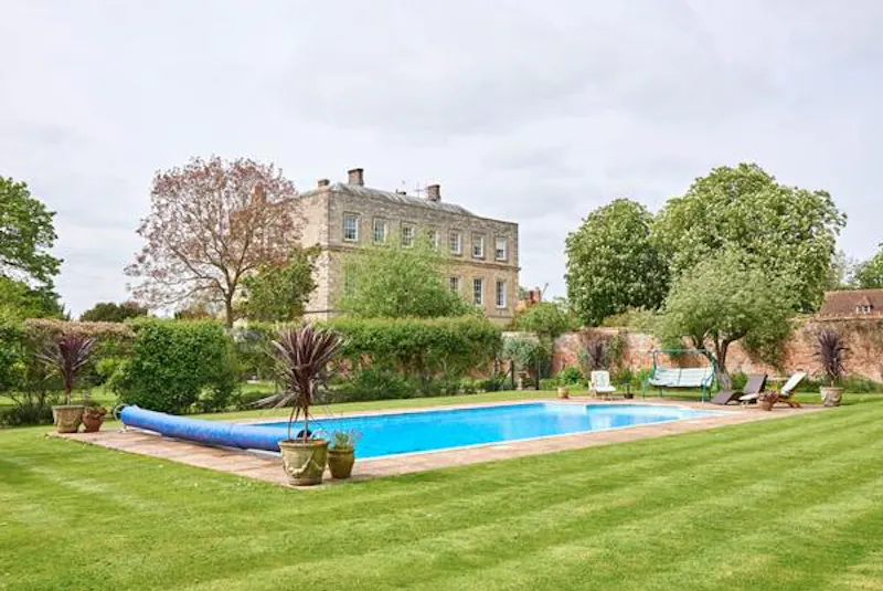Swimming pool - outdoor at Classic Georgian country house, A1209 (photo 26)