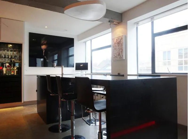 Kitchen at Funky Dean Street penthouse, F968 (photo 5)