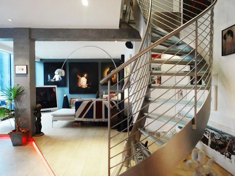 Staircase at Funky Dean Street penthouse, F968 (photo 11)