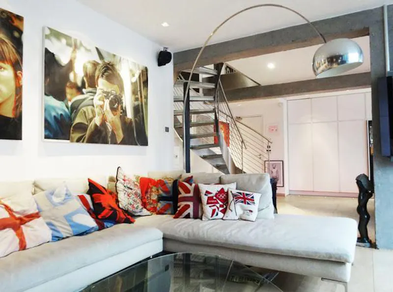 Living Room at Funky Dean Street penthouse, F968 (photo 14)