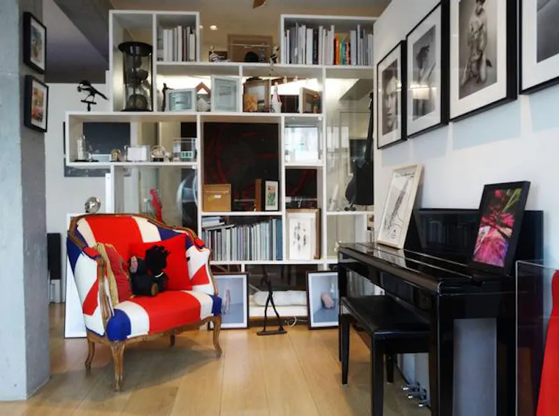 Piano at Funky Dean Street penthouse, F968 (photo 29)
