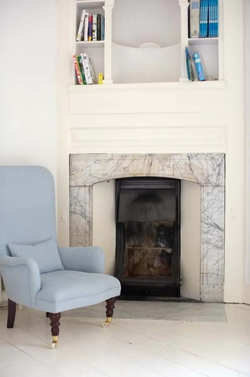 Fireplace at 22-acre Berkshire mansion, A1170 (photo 8)