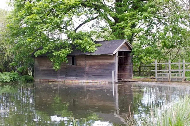 Pond at 22-acre Berkshire mansion, A1170 (photo 40)