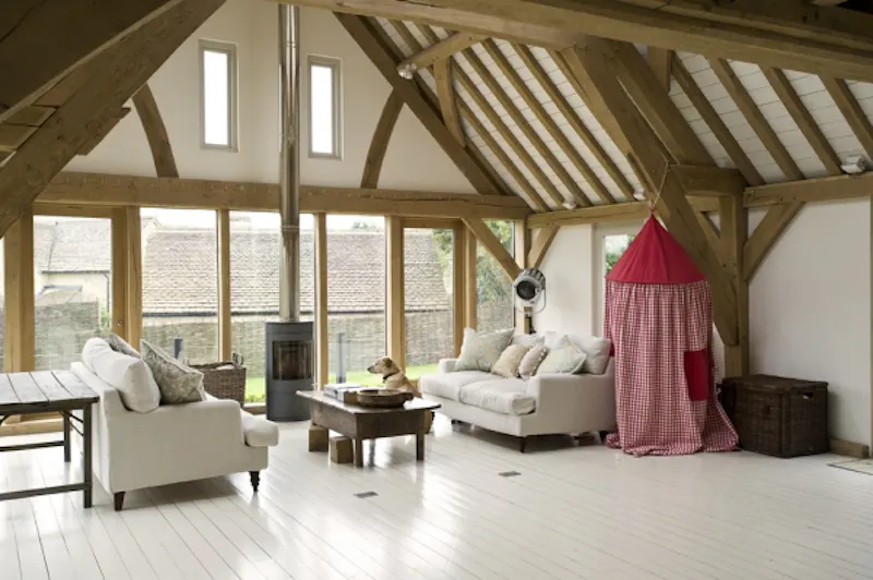 French doors at Modern Chipping Norton barn, C790 (photo 6)