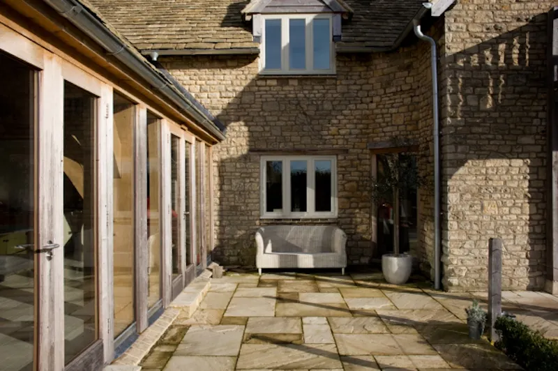 Terrace/Patio at Modern Chipping Norton barn, C790 (photo 24)