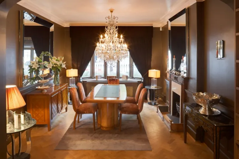 Dining room at Glamorous Knightsbridge house, A1216 (photo 14)