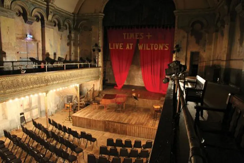 Stage at Shadwell music hall, P208 (photo 2)