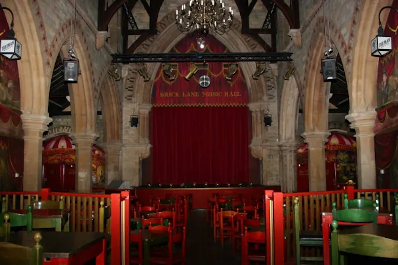 Stage at Church music hall in Royal Docks, P495 (photo 4)
