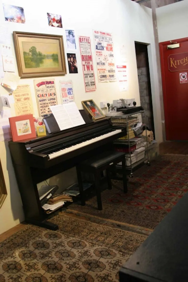 Piano at Church music hall in Royal Docks, P495 (photo 15)