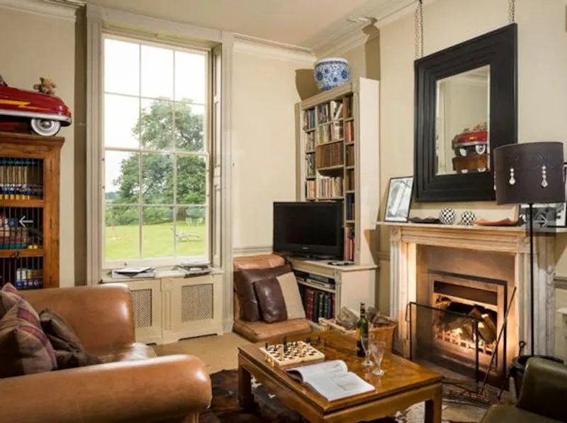 Fireplace at Idyllic old rectory in Balcombe, A1219 (photo 8)