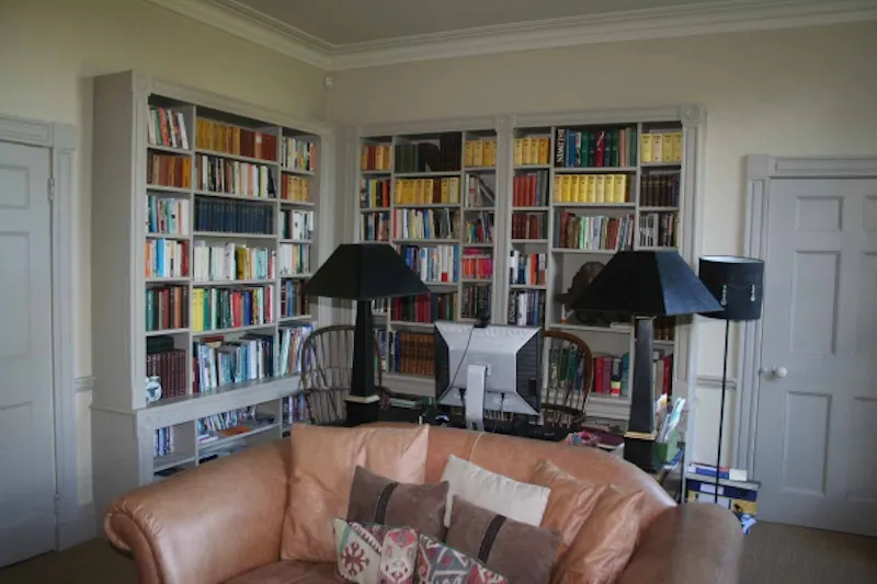 Library at Idyllic old rectory in Balcombe, A1219 (photo 9)