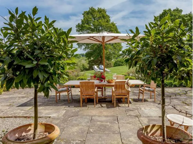 Terrace/Patio at Idyllic old rectory in Balcombe, A1219 (photo 24)