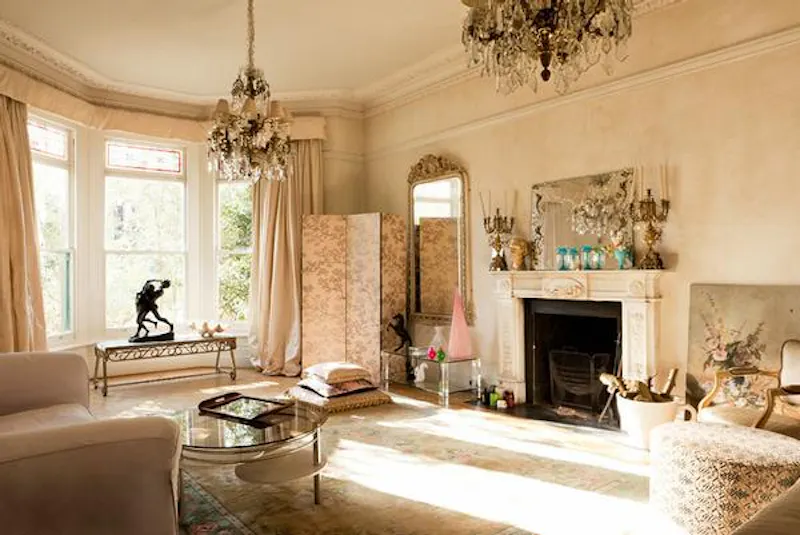Fireplace at Eclectic Kilburn location house, B1166 (photo 15)