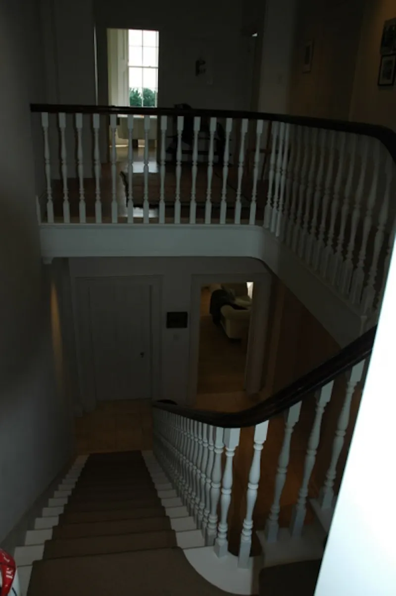 Staircase at Re-styled rectory in Cottered, A1222 (photo 24)