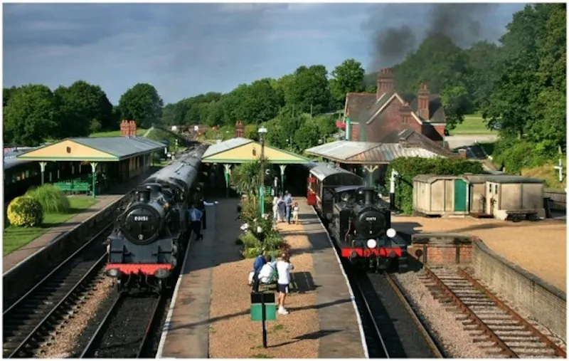 Views - country at Heritage steam railway , V145 (photo 7)