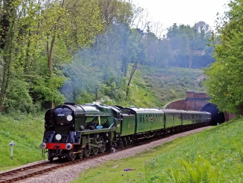 Countryside at Heritage steam railway , V145 (photo 8)