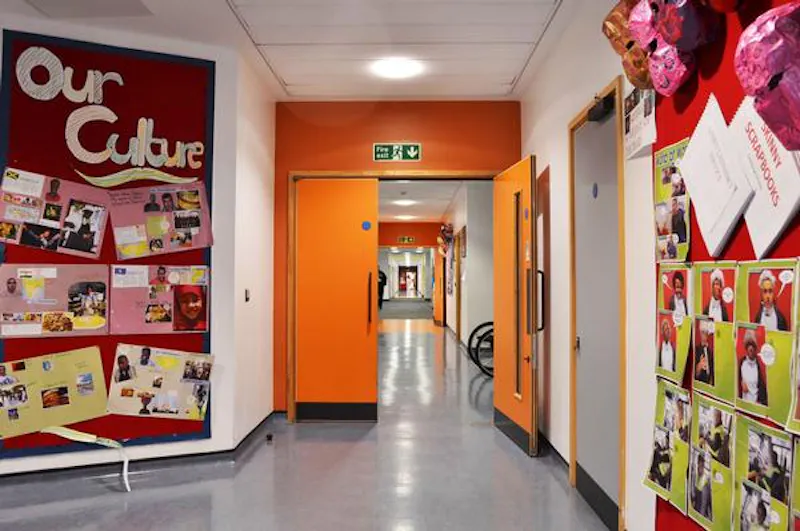Corridor at Versatile Haringey college, J208 (photo 39)