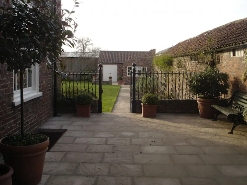 Terrace/Patio at Georgian grange in York, A1238 (photo 15)
