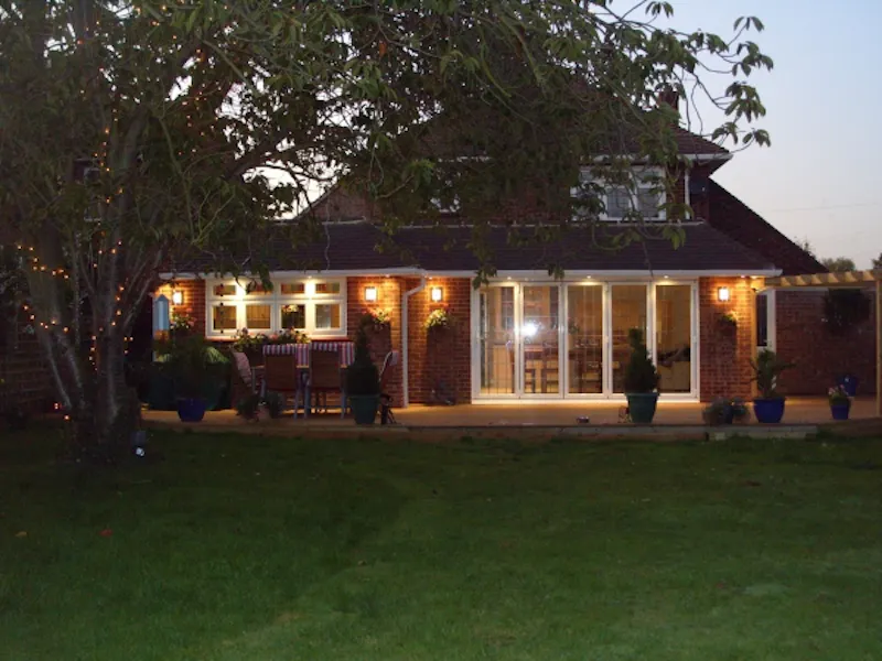 French doors at Suburban home in Shepperton, D2042 (photo 17)