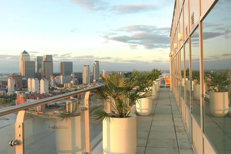 Balcony at Surrey Quays penthouse, K279 (photo 16)