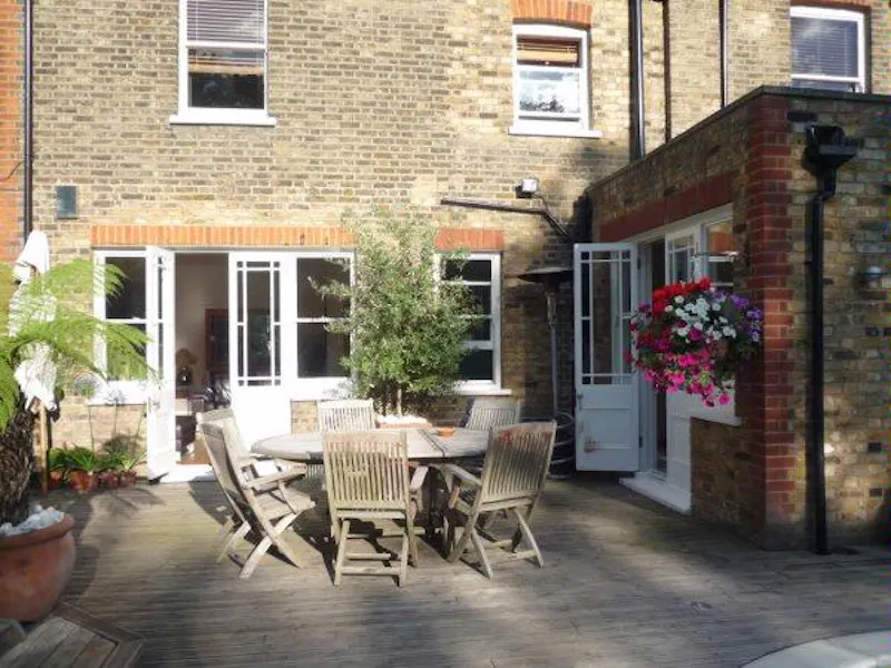 Terrace/Patio at Winchmore Hill Victorian house, B1540 (photo 27)
