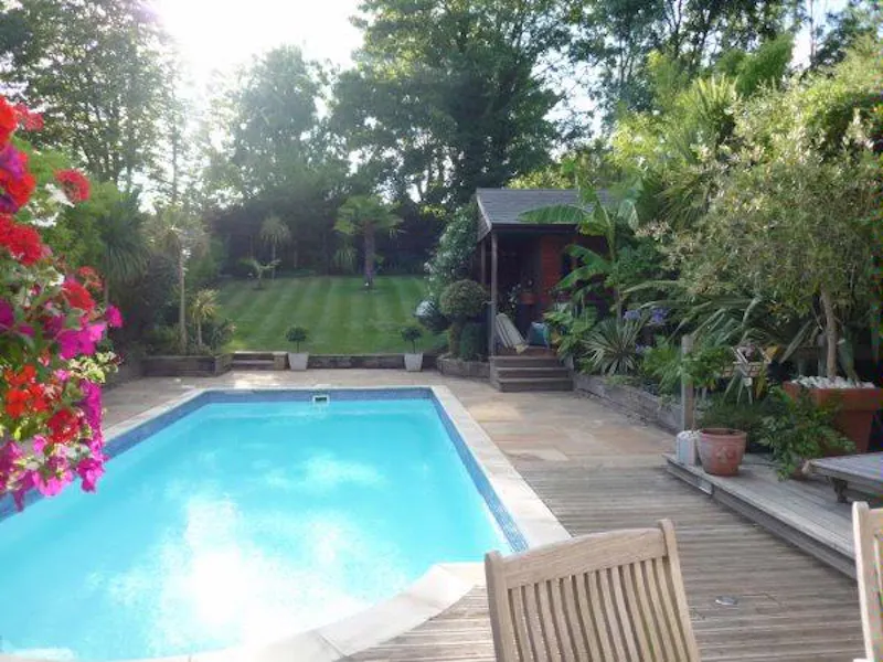 Swimming pool - outdoor at Winchmore Hill Victorian house, B1540 (photo 28)