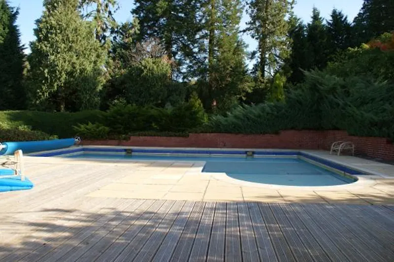 Swimming pool - outdoor at Georgian Malvern Hills house , A1214 (photo 132)