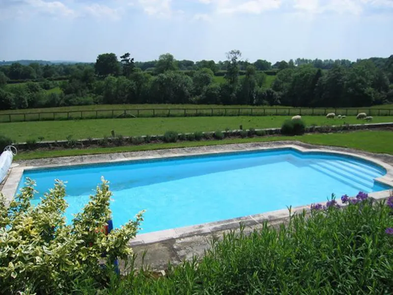 Swimming pool - outdoor at Country estate in Markbeech, B1526 (photo 79)