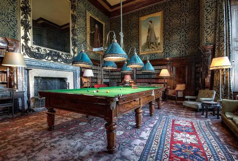Games room at Opulent castle in Ledbury, G273 (photo 10)