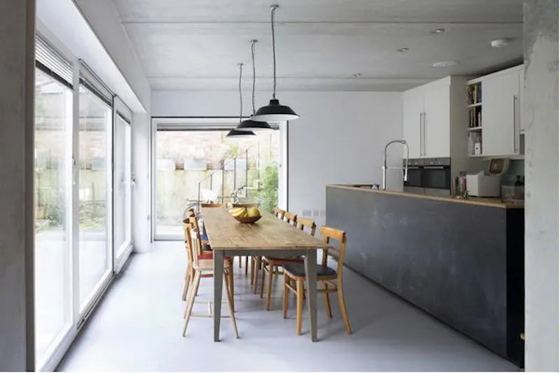 Kitchen at Architectural Kilburn house, D2057 (photo 5)