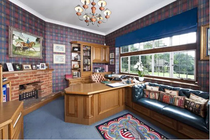 Fireplace at Country views Surrey Tudor style home, M274 (photo 3)