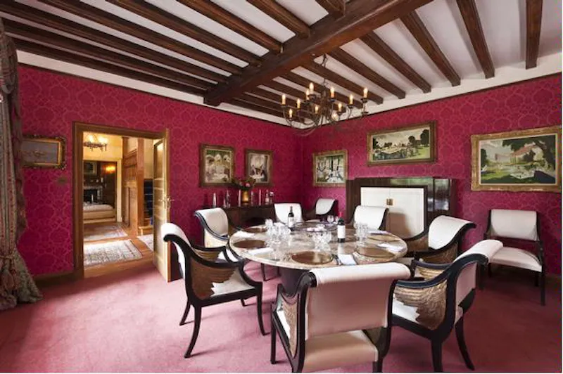 Dining room at Country views Surrey Tudor style home, M274 (photo 10)