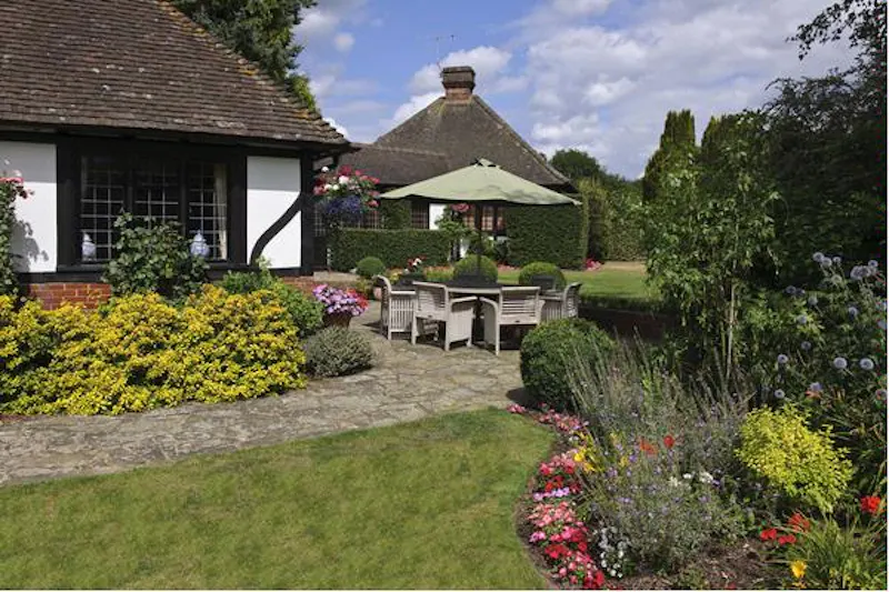 Terrace/Patio at Country views Surrey Tudor style home, M274 (photo 20)