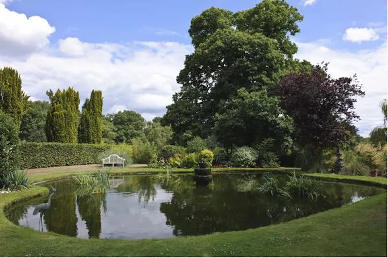 Pond at Country views Surrey Tudor style home, M274 (photo 21)