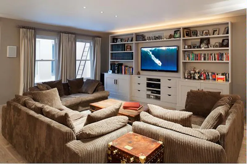 Home cinema at Stylish Wandsworth family house, E346 (photo 18)