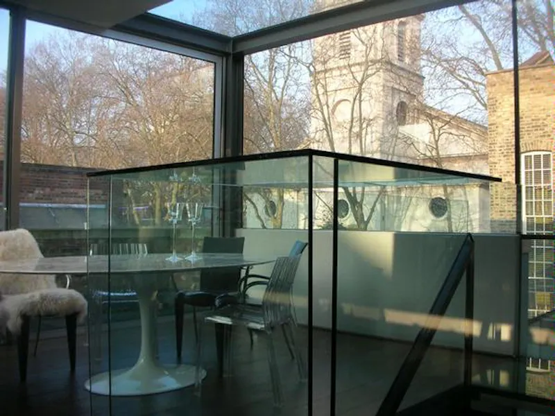 Dining room at Spectacular Old Street glass box, K345 (photo 6)