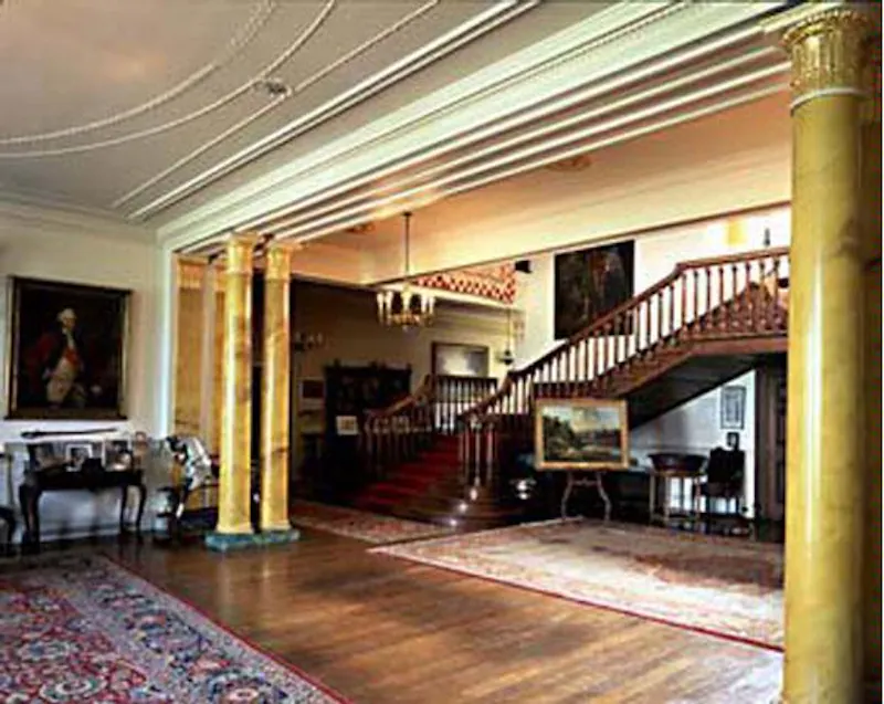 Staircase at Shropshire Hills house & lodge, A1266 (photo 4)