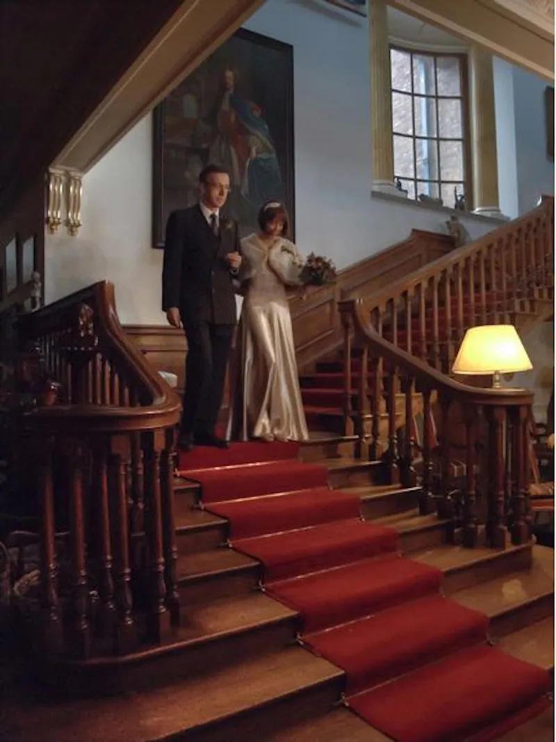 Staircase at Shropshire Hills house & lodge, A1266 (photo 7)