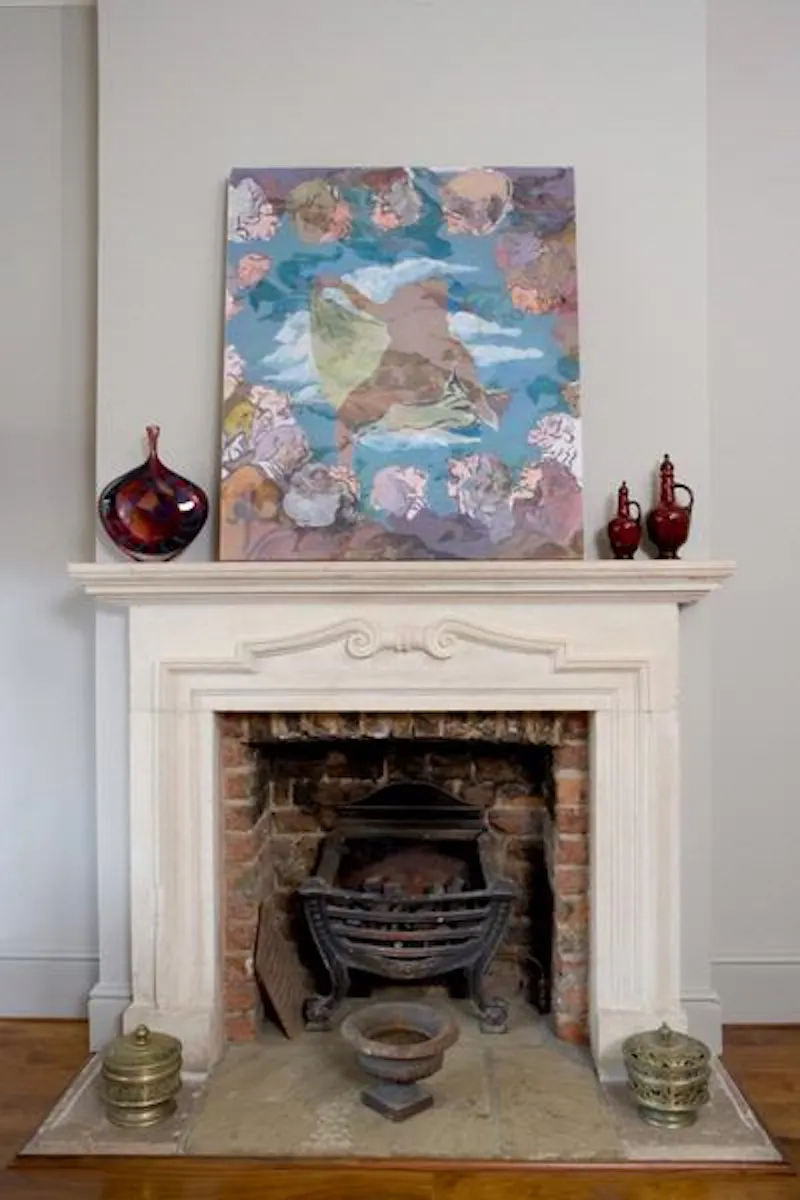 Fireplace at Stylish Wandsworth house, B1560 (photo 16)