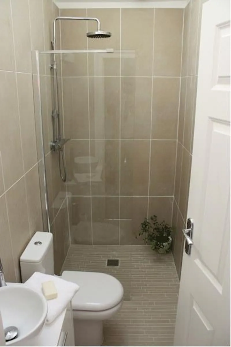 Shower at Contemporary Bath home, A1272 (photo 9)