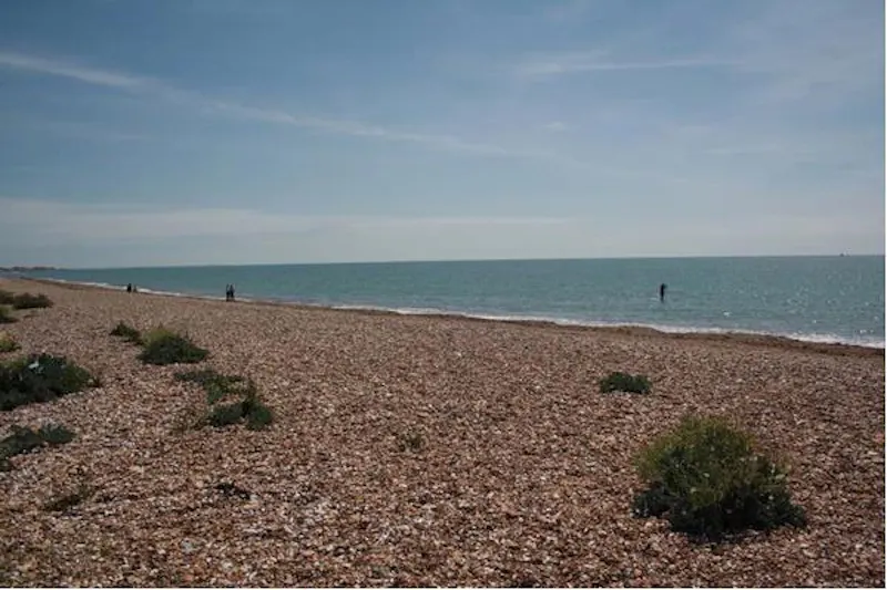 Views - sea at Hayling Island beach hut, C819 (photo 10)