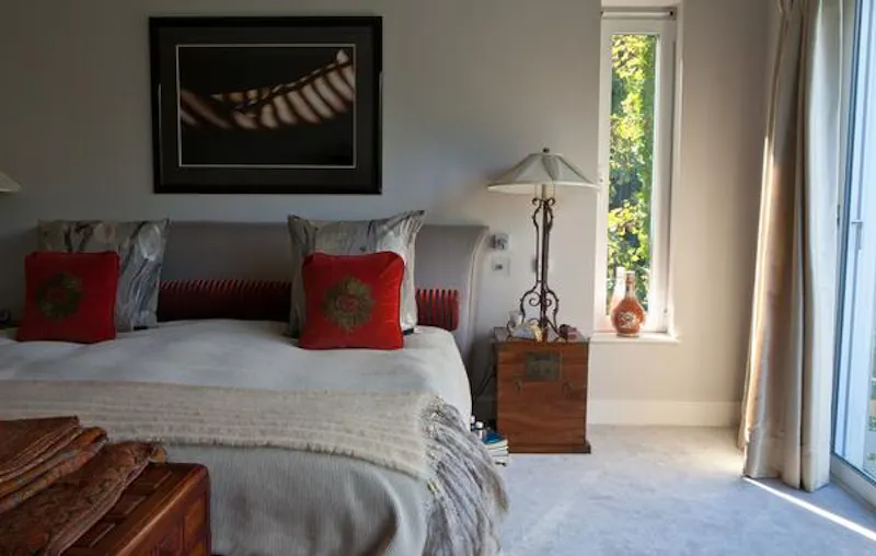 Bedroom at Modern Wimbledon house, D2087 (photo 17)