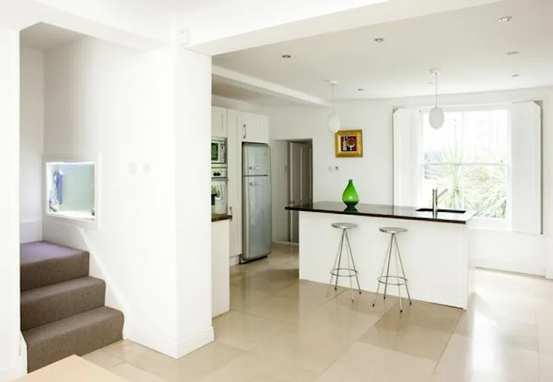 Kitchen island at Bright airy Dalston house, B1574 (photo 3)